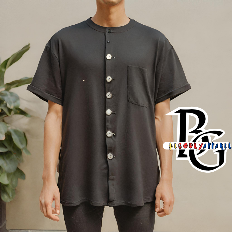 MEN & WOMEN'S COTTON BUTTON DOWN 2 PIECE SHIRT & PANTS SET (Available in Many Sizes and Colors)