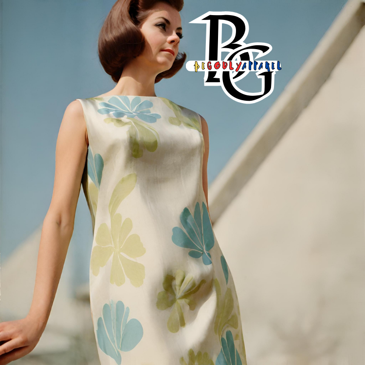WOMEN'S SILK "FLOWER" DRESS (ALL SIZES)