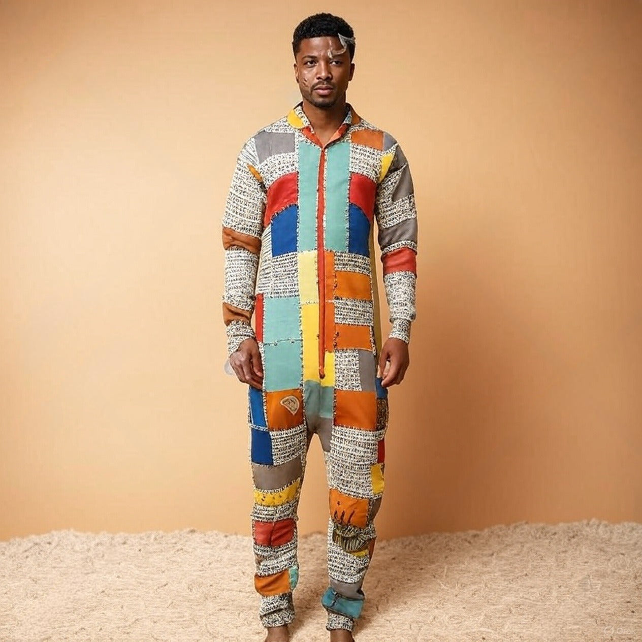 MEN AND WOMENS AFRICAN "ONE PIECE" SWEAT SUIT (Available in Many Sizes and Colors)